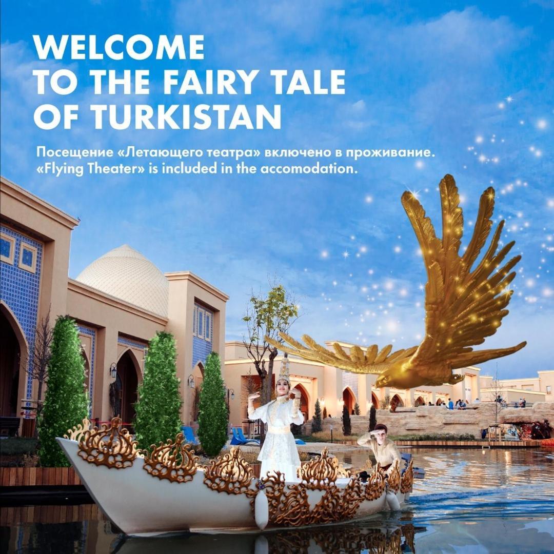 Karavansaray Turkistan Harbour Hotel -Flying Theatre Access Екстериор снимка The poster of the project